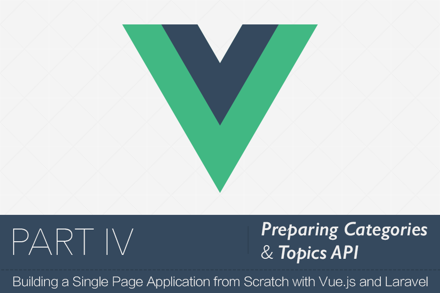 SPA with Vue.js and Laravel: Preparing Categories & Topics API